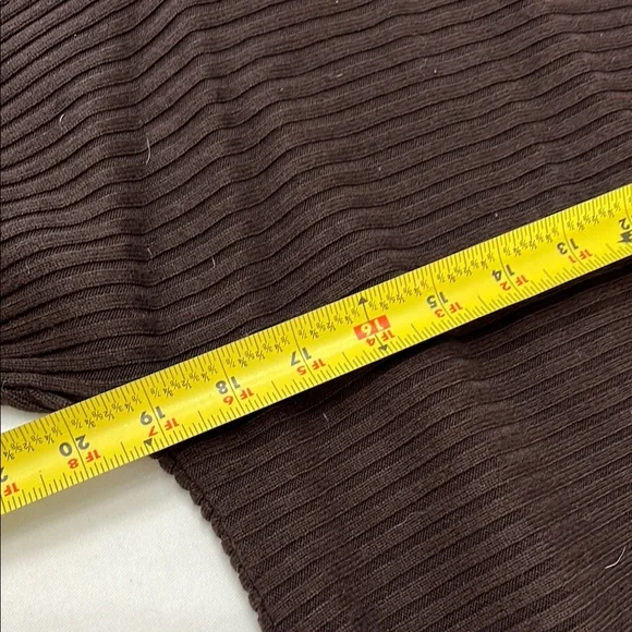 Brown Textured Long Sleeve Top - Picture 7 of 8